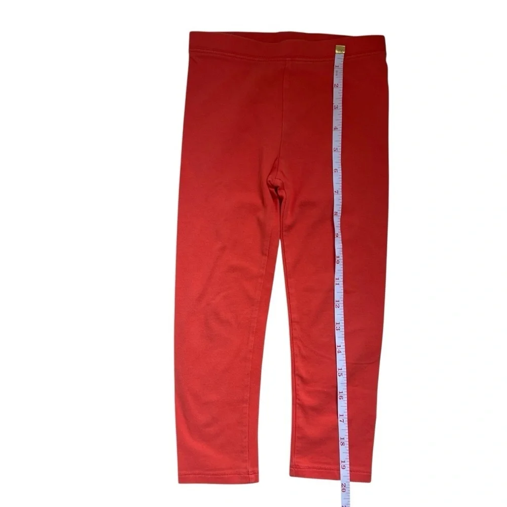 GAP Kids Girls Solid Orange Leggings-Size 4